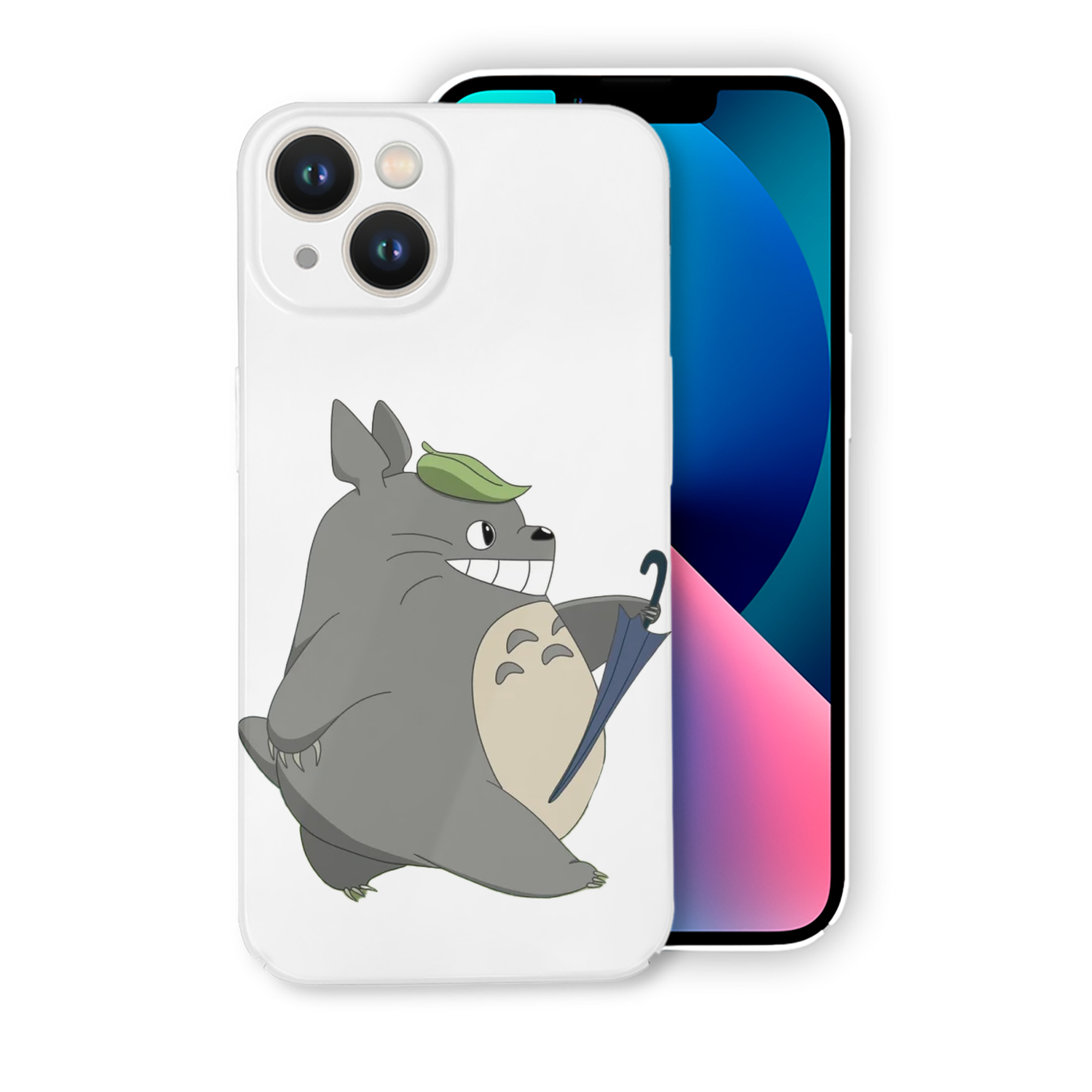 （画像用） となりのトトロ 草壁メイ 草壁サツキ My Neighbor Totoro Satsuki Kusakabe Mei Kusakabe 【iPhone 14シリーズ対応】ハードケース